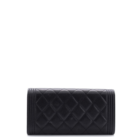Chanel
Boy Flap Wallet Quilted Caviar Long on chain
