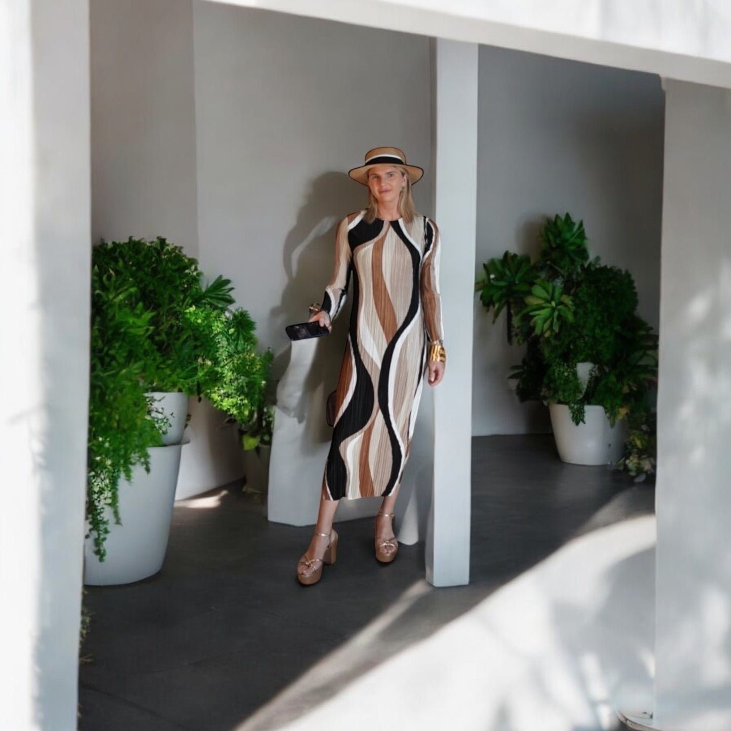 Mocha swell Dress