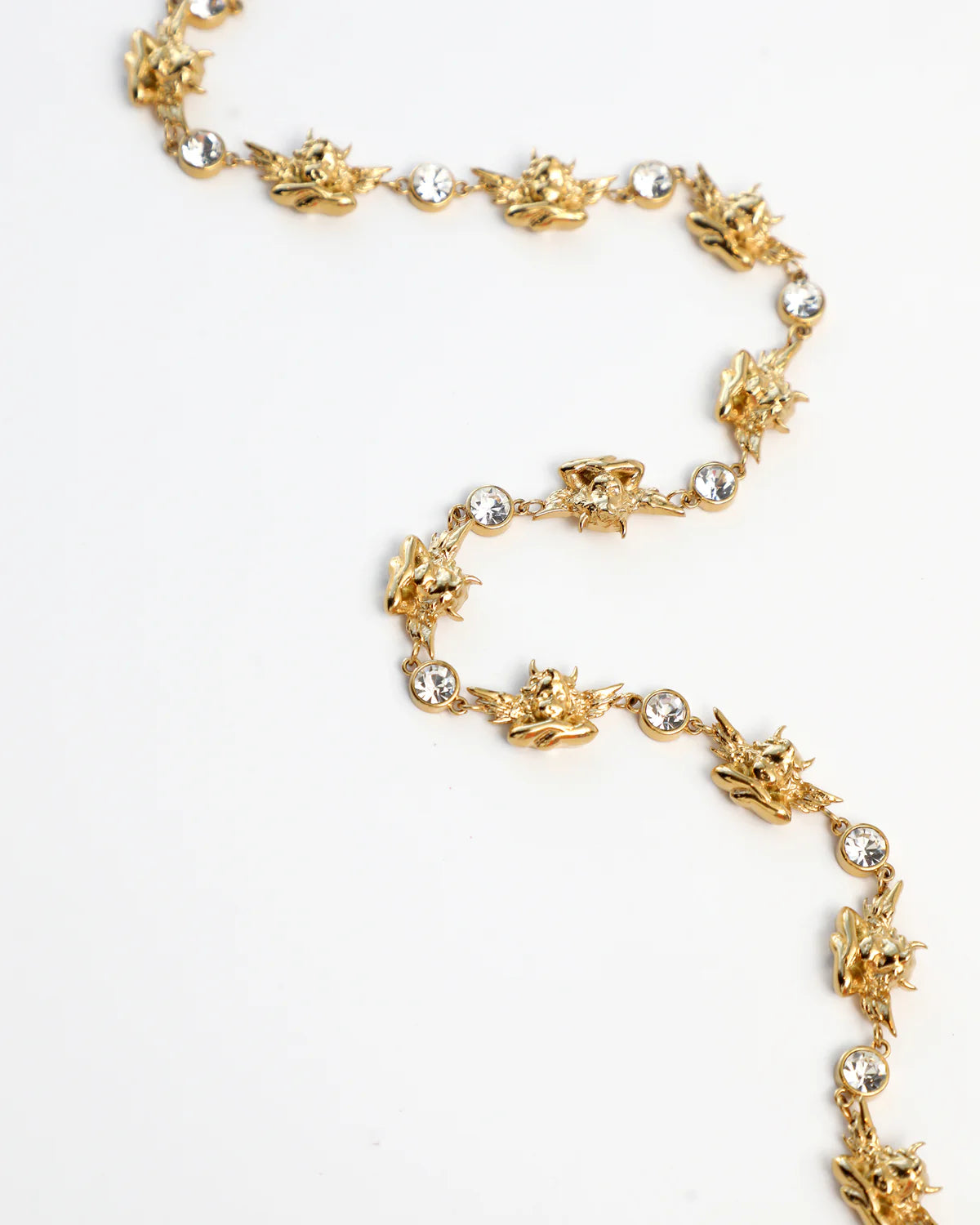 Crystal Clear Silver Necklace - Boys Lie