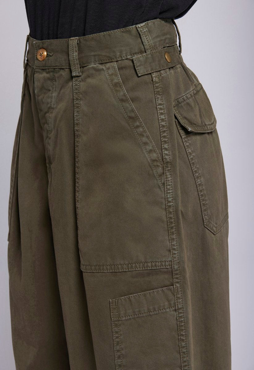The Spectrum Basil Wide Leg Pant - Current/Elliot