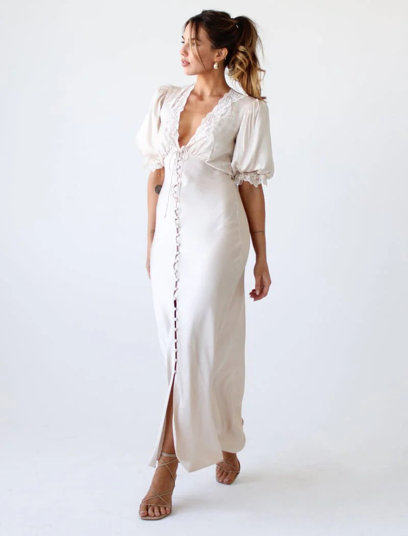 Honey Duster Maxi Dress- Rumored