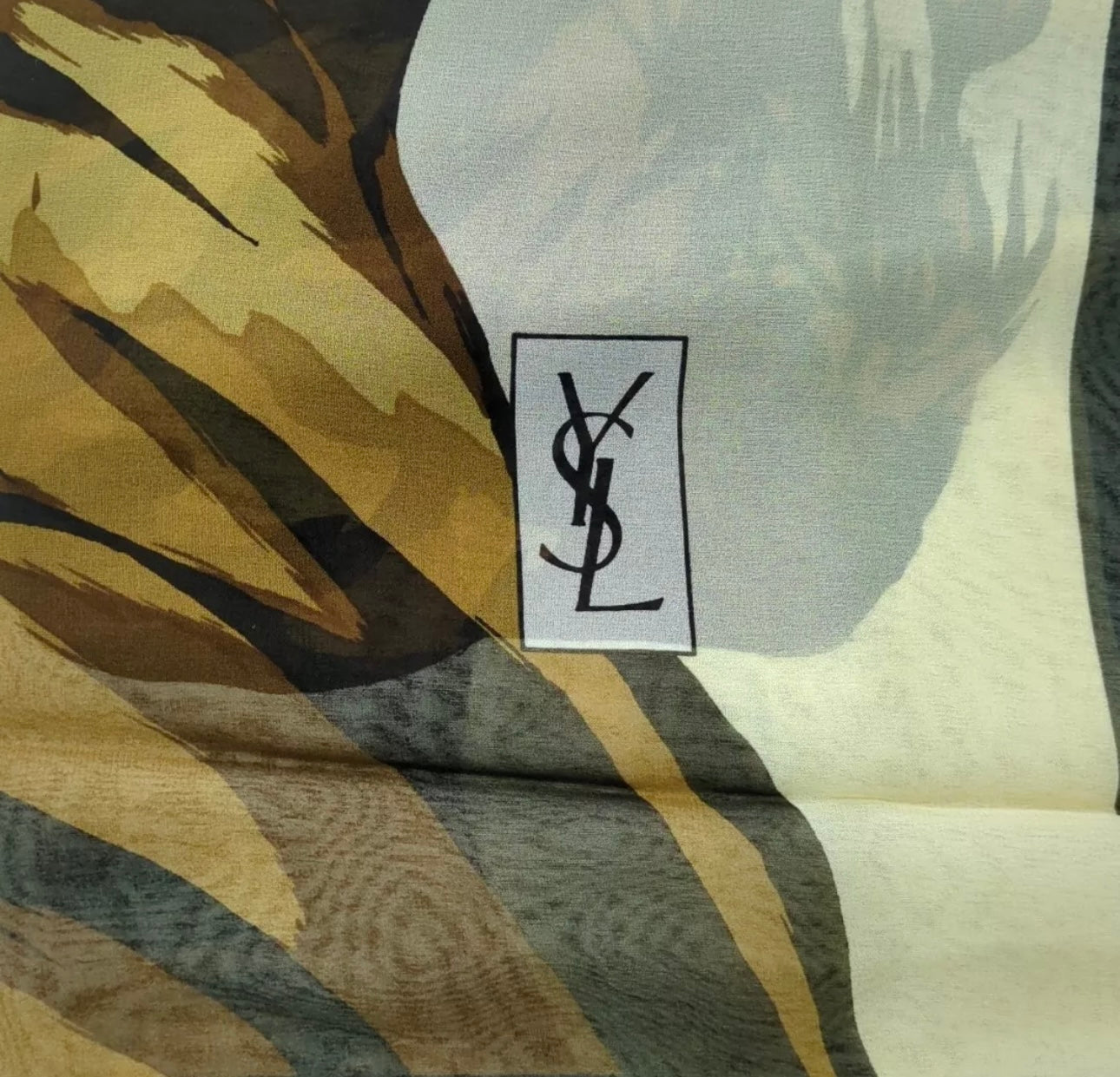 Saint Laurent Wild Elegance Scarf
