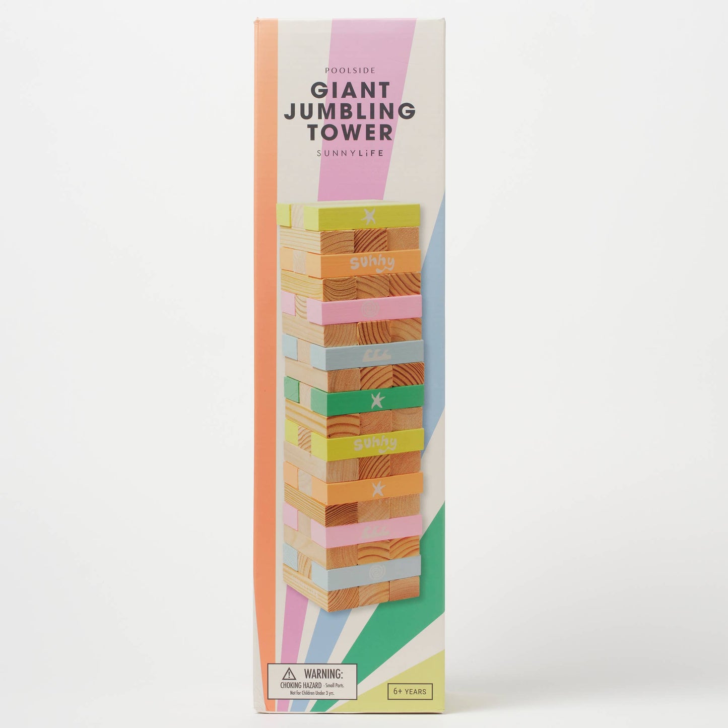 Sunnylife - Pool Side Giant Jumbling Tower Pastel Gelato