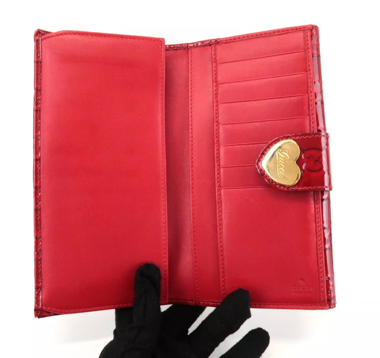 Gucci- Patent leather wallet