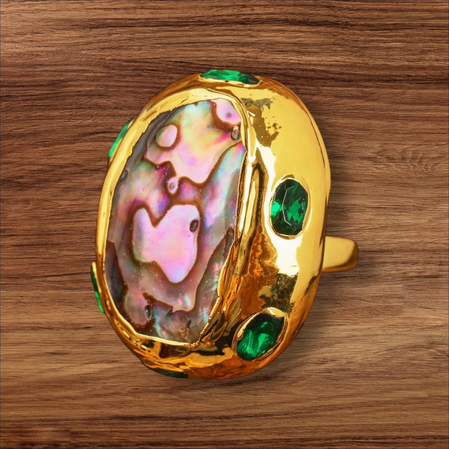 Celeste Crystal Cocktail Ring