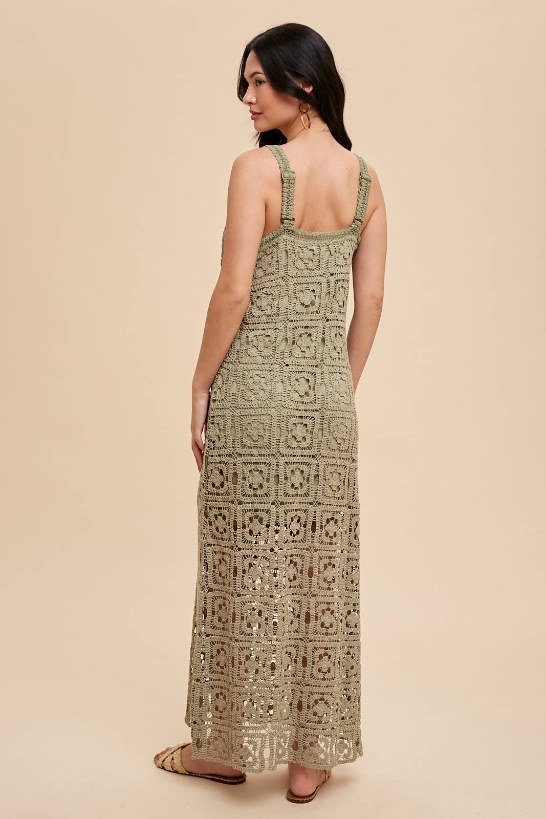 In Loom - COTTON CROCHET MAXI TANK DRESS