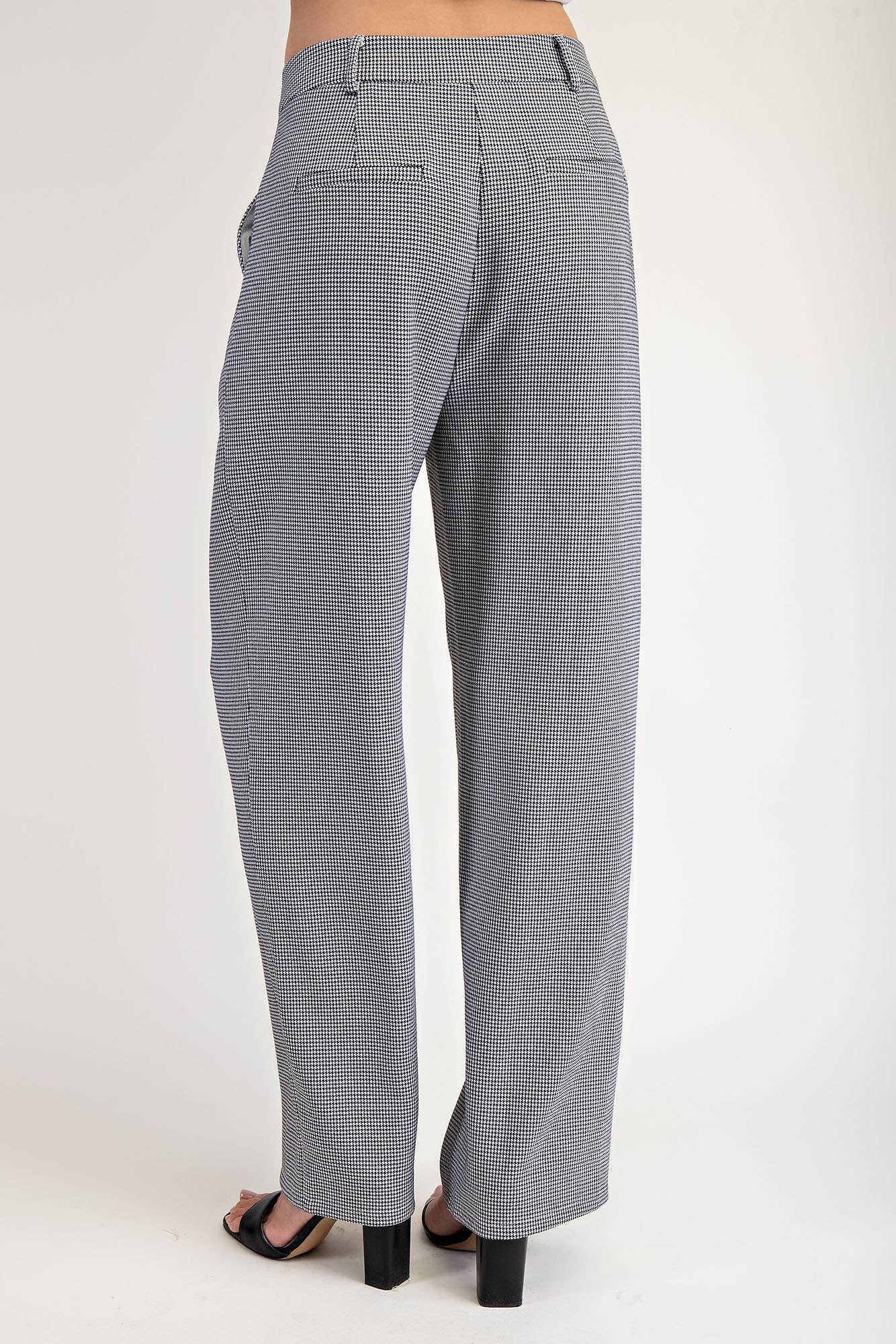 Plaid Pleated Trousers