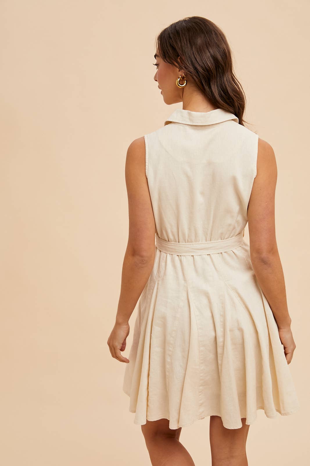 In Loom - SLEEVELESS LAPEL MINI DRESS