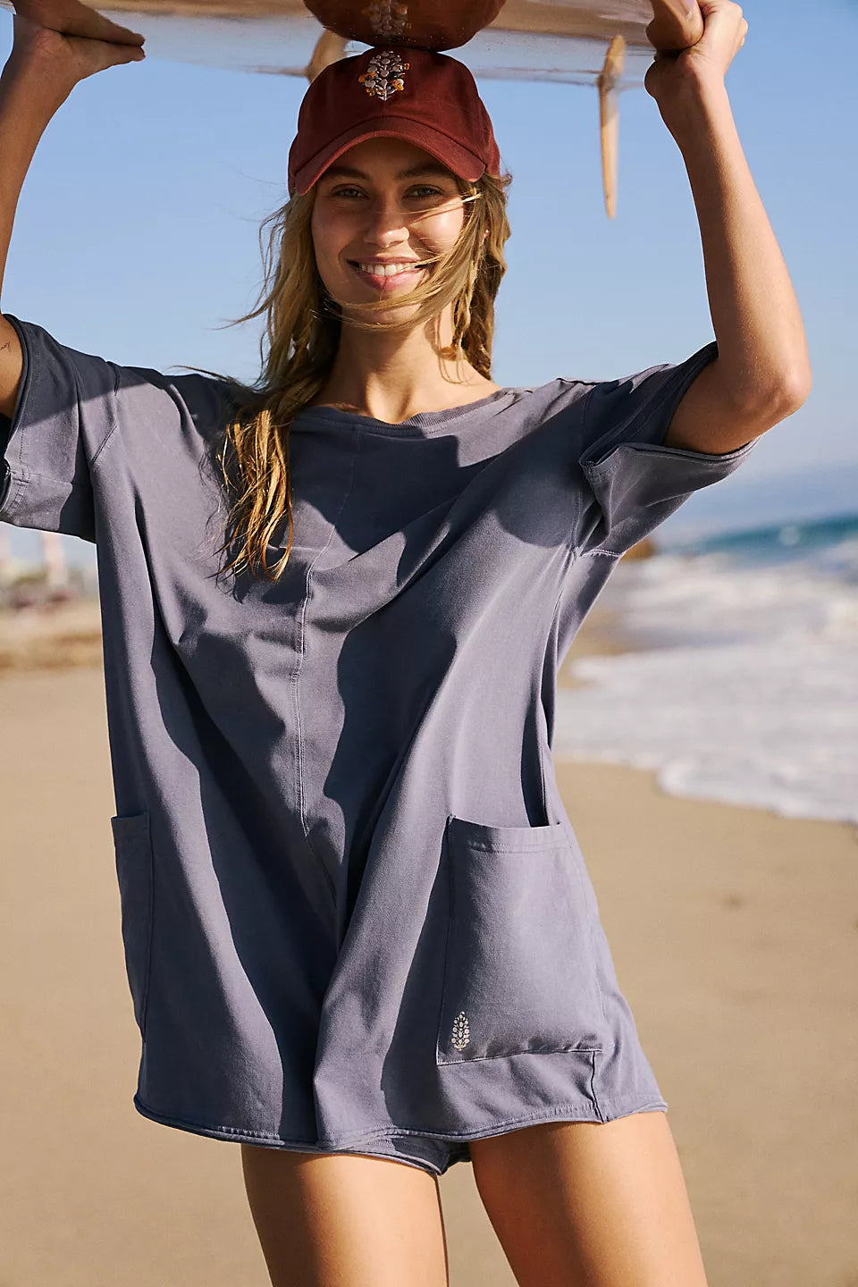 Hot Shot T-Shirt Romper - Free People