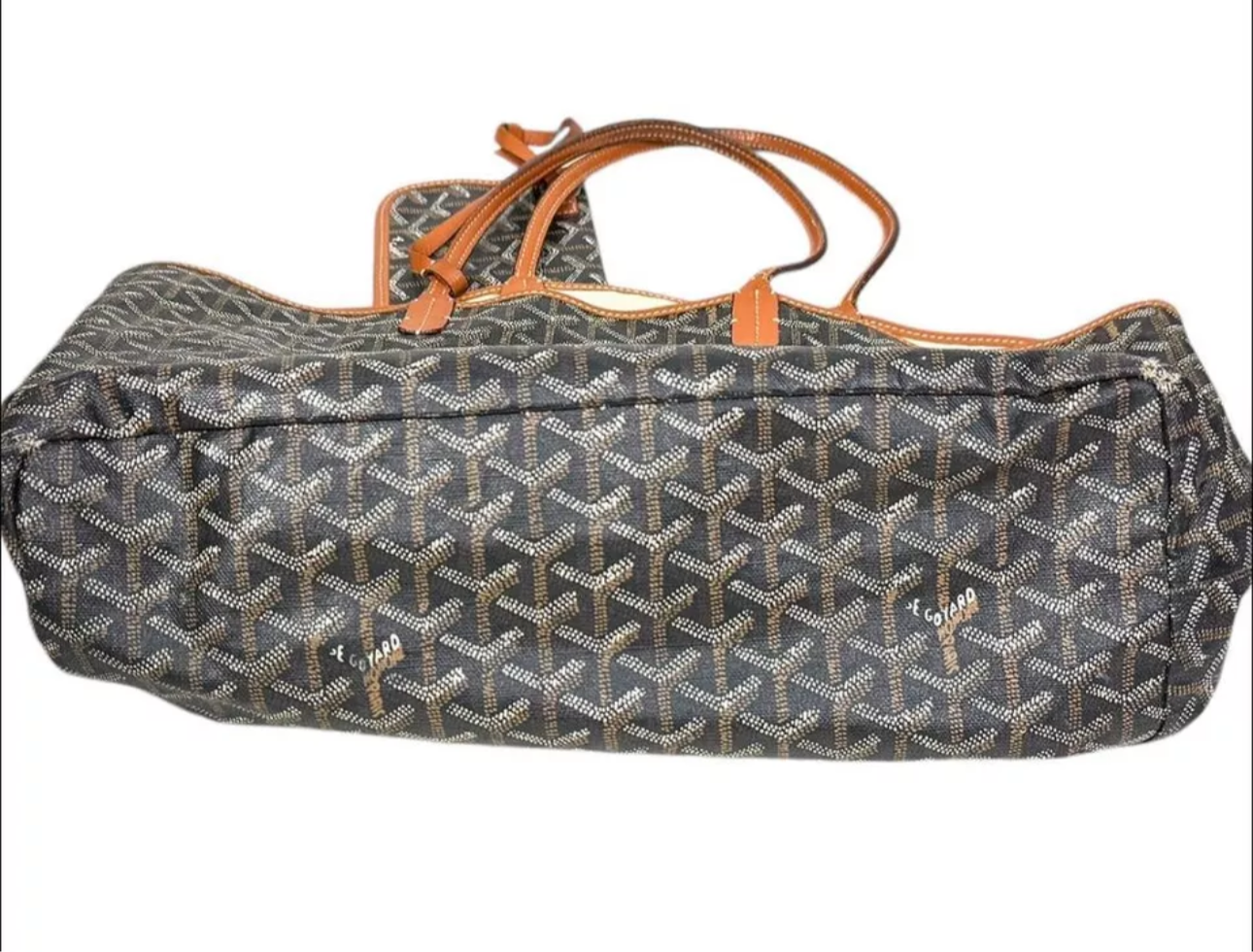 GOYARD Goyardine Saint Louis PM Black & Tan