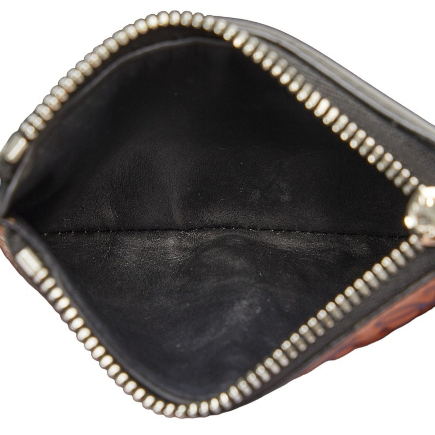 LOEWE - Anagram Trifold Wallet Brown Multicolor Leather