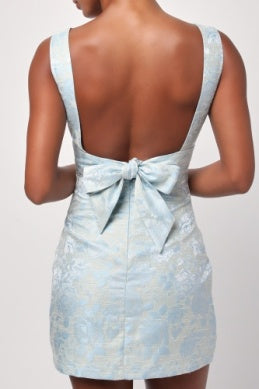 Camilla Floral Mini Dress - Blue