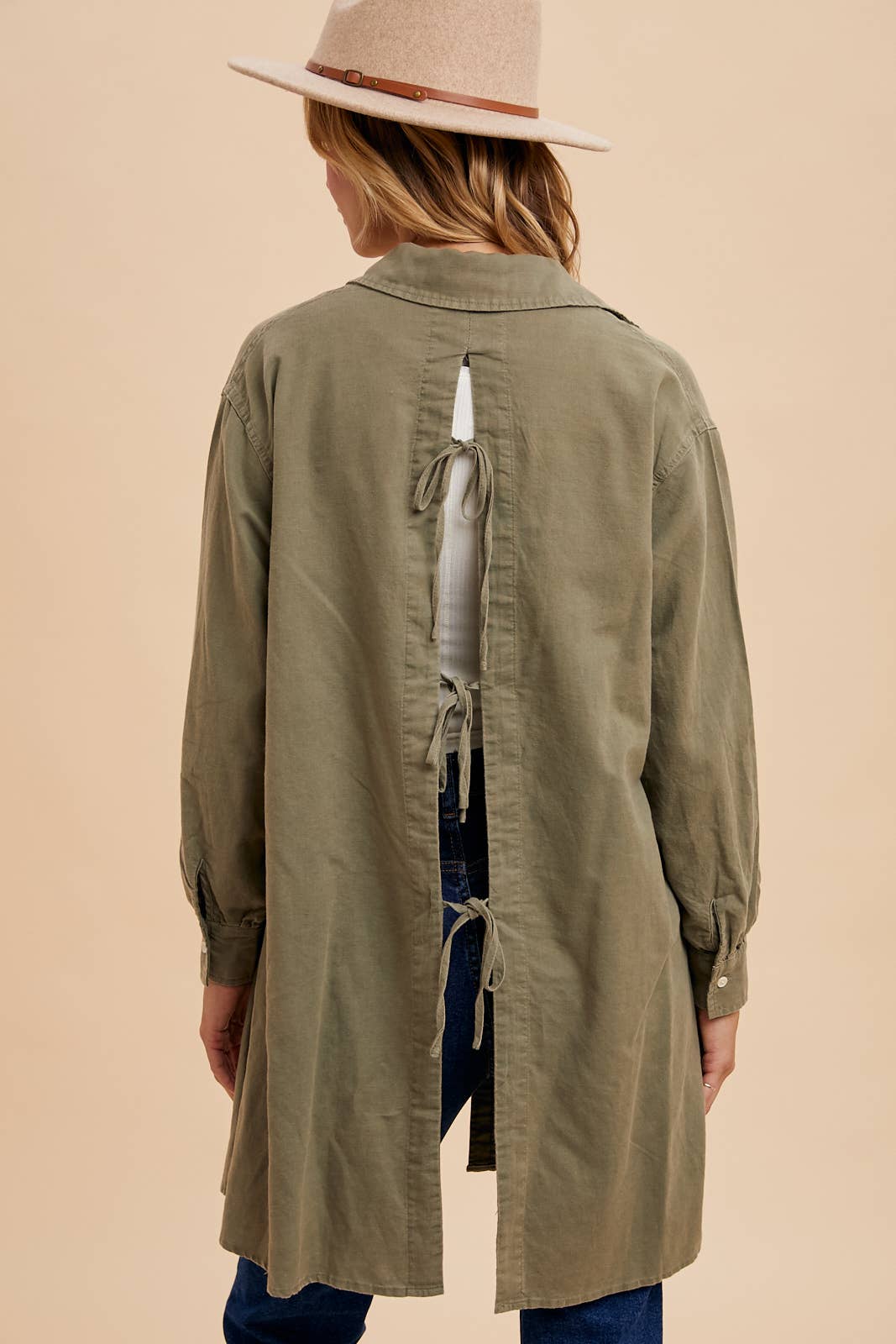 In Loom - LINEN BLEND BUTTON DOWN