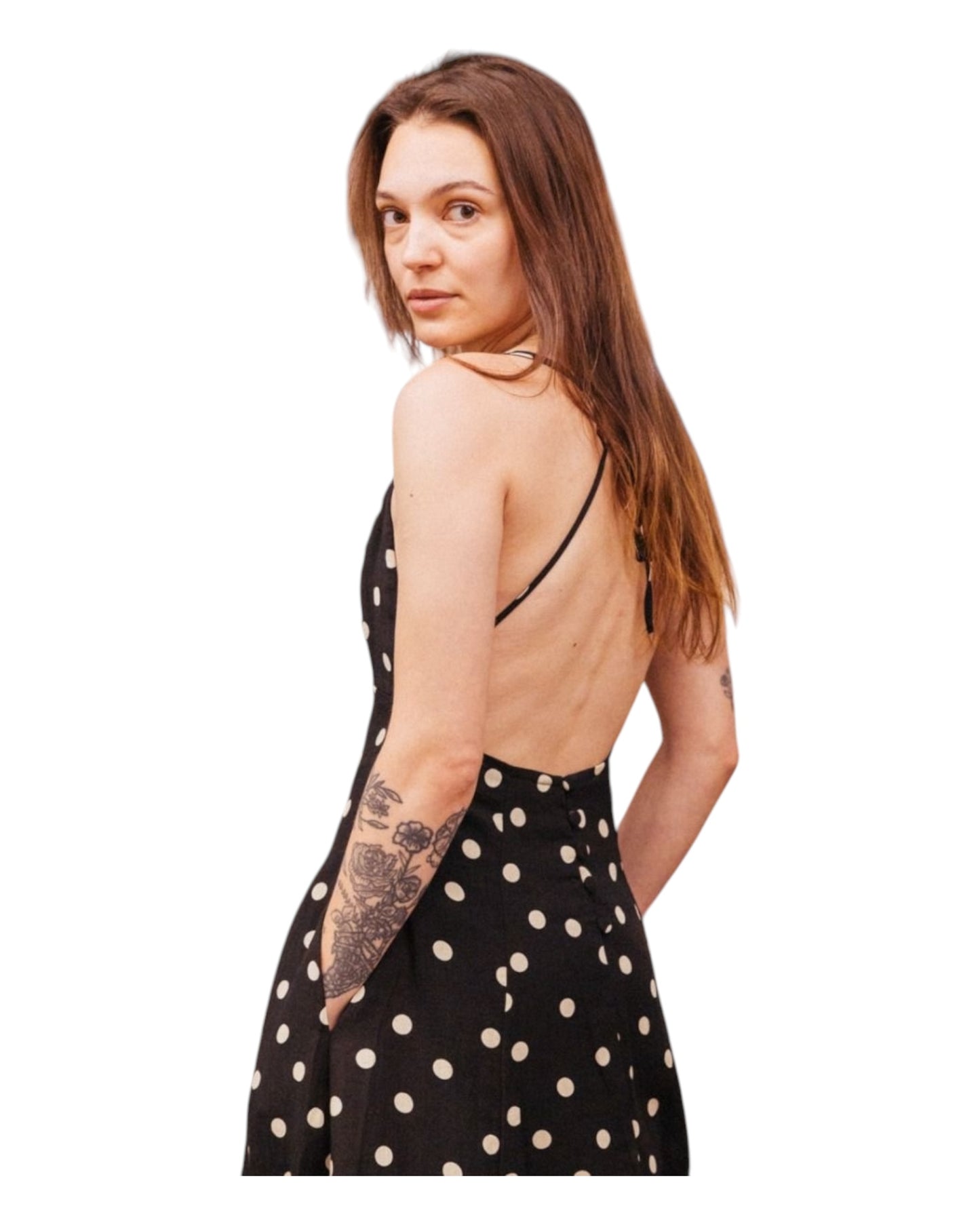 The Daisy Dot Midi Dress