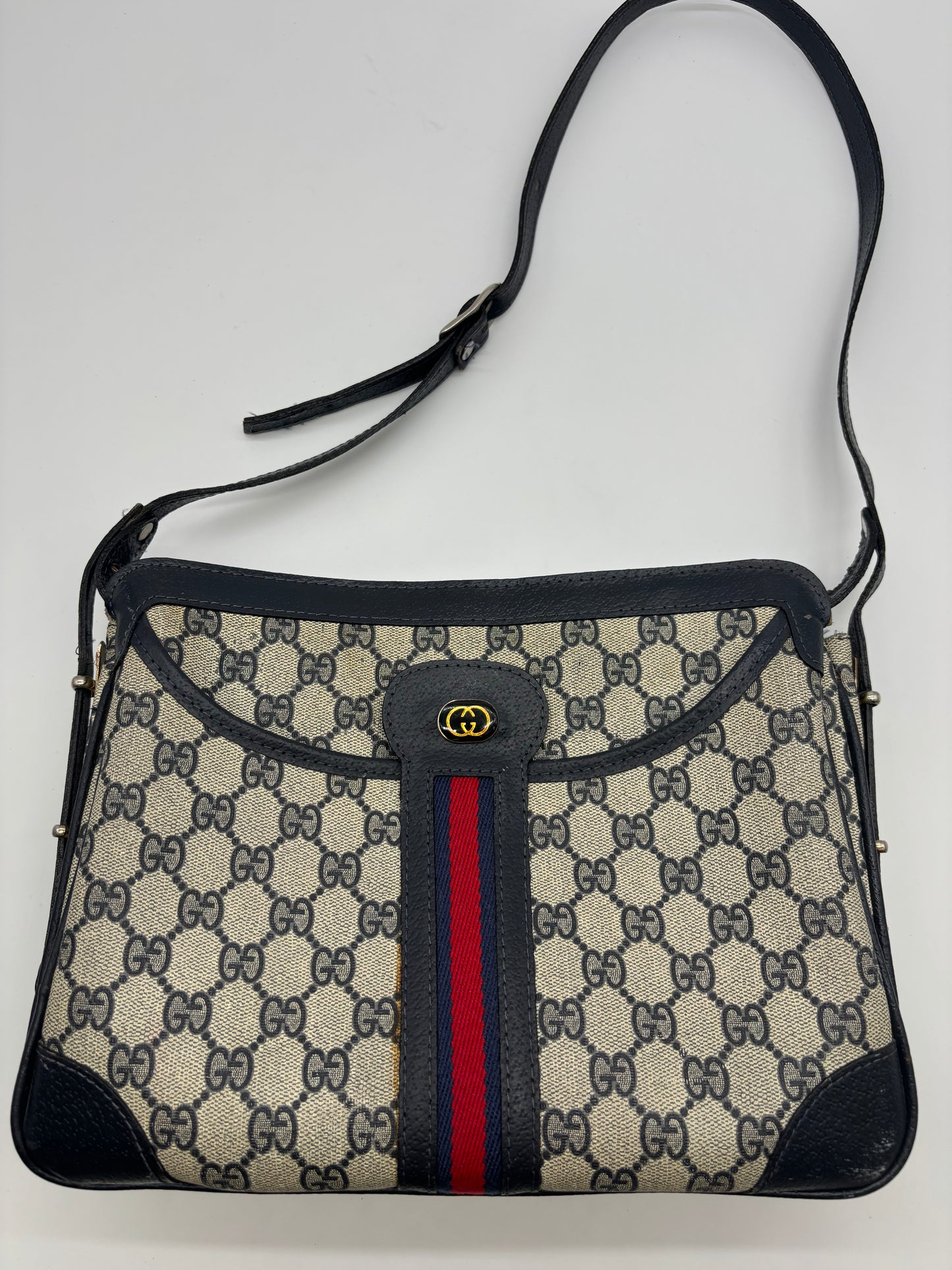 Vintage Gucci GG Supreme Canvas Handbag