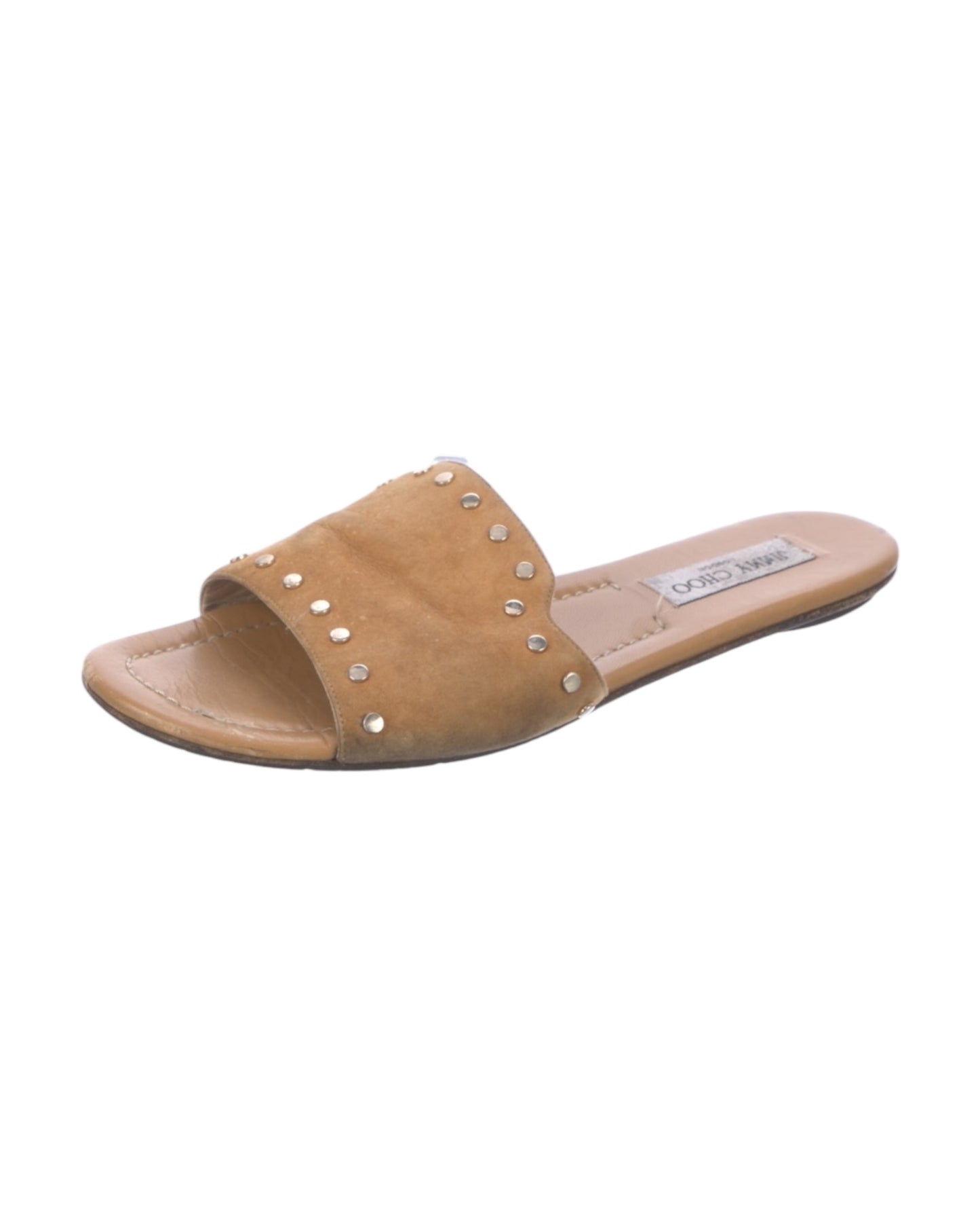 Jimmy Choo
Suede Studded Accents Slides
Women's Size: 10 | US10, IT40