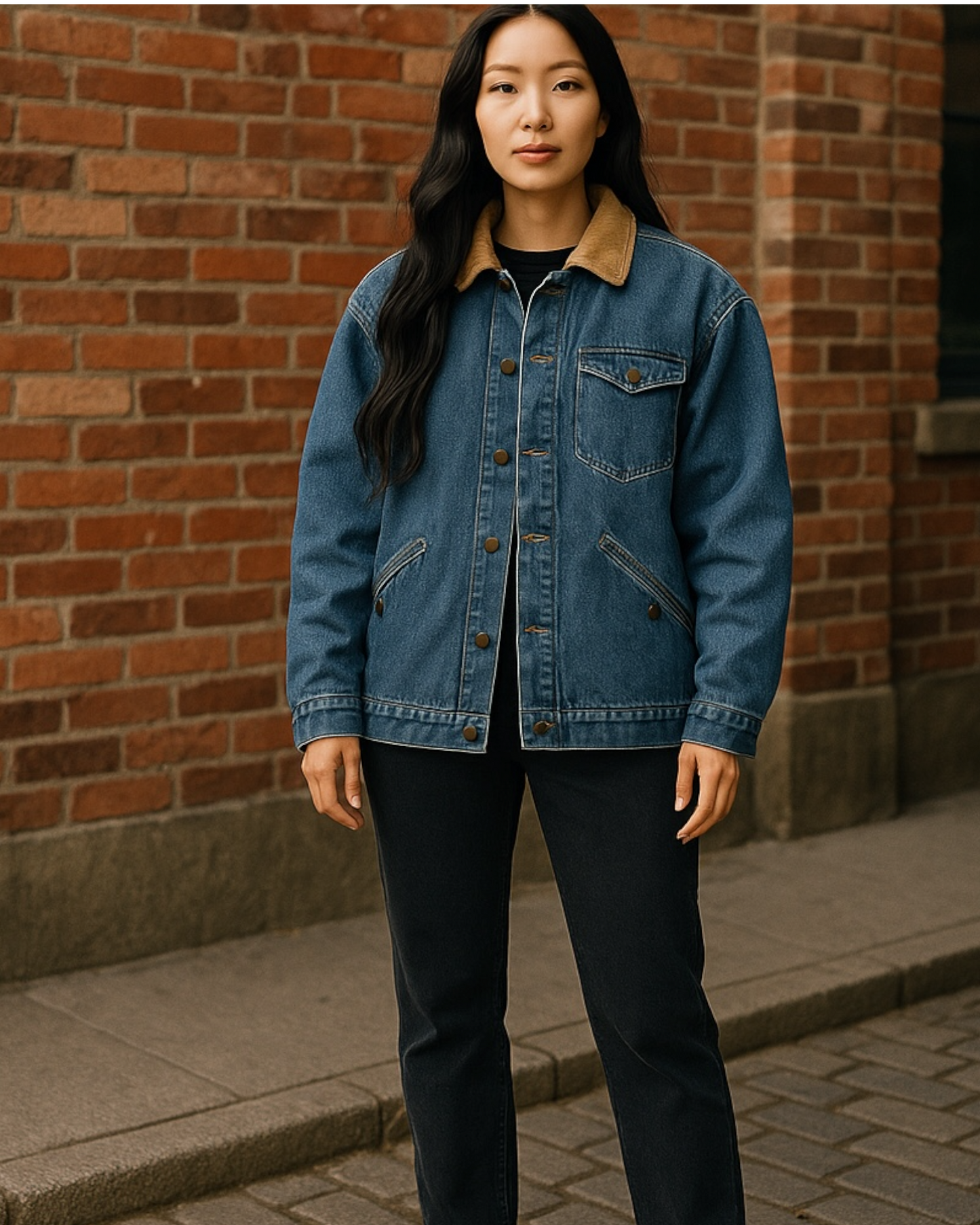 Vintage Calvin Klein Sport Denim Chore Jacket – Made in USA (90s)