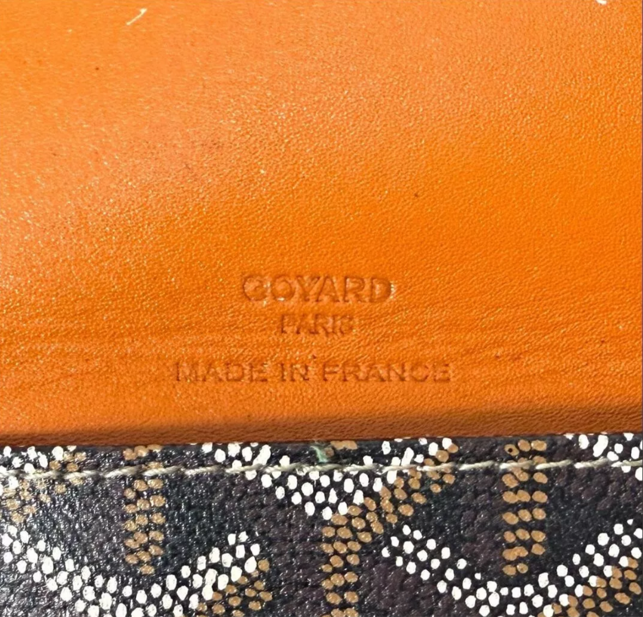 GOYARD Goyardine Saint Louis PM Black & Tan