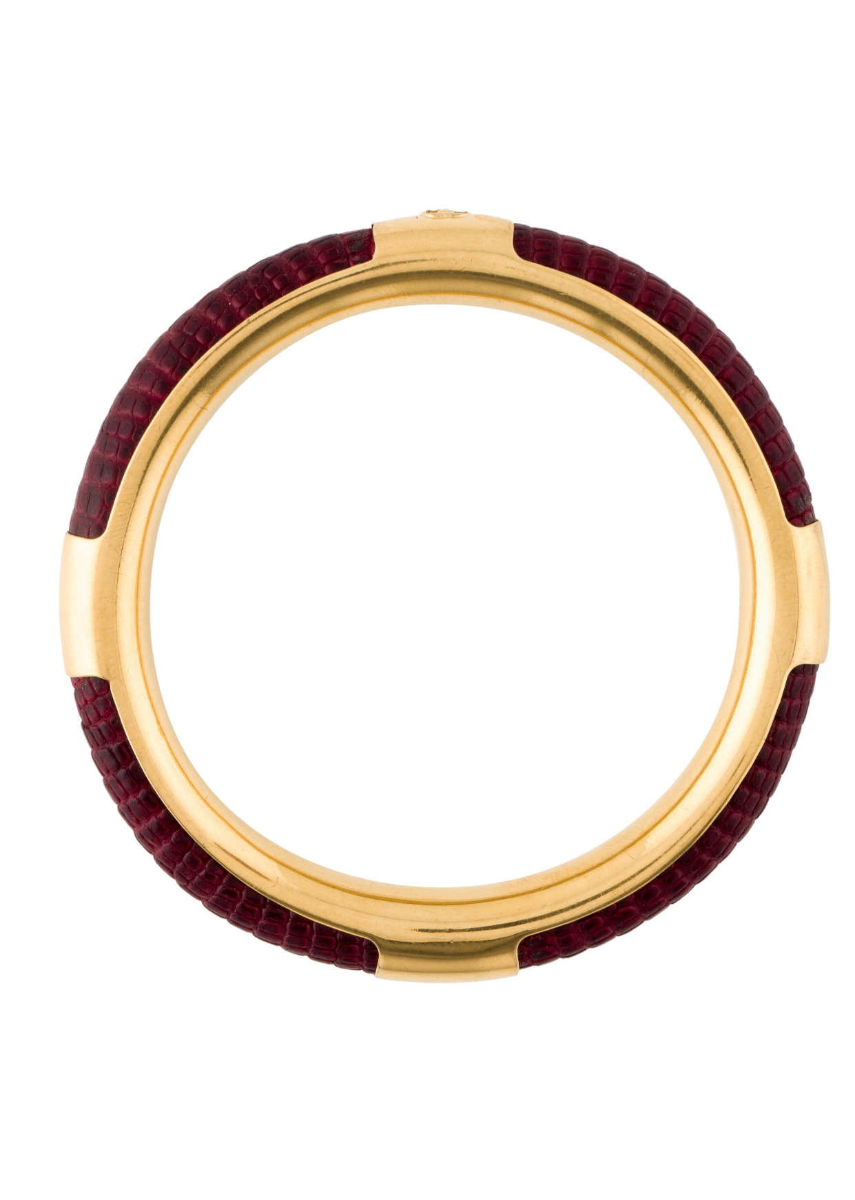 Gucci Vintage Snakeskin Bangle