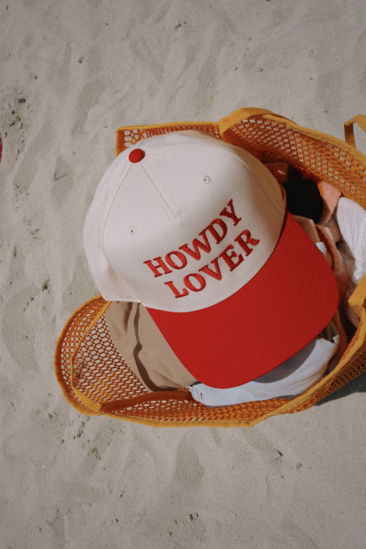 Howdy Lover Canvas Hat - Electric Label