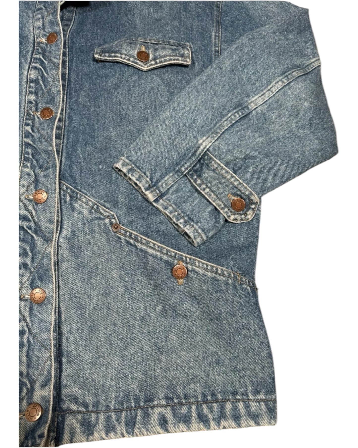 Vintage Calvin Klein Sport Denim Chore Jacket – Made in USA (90s)