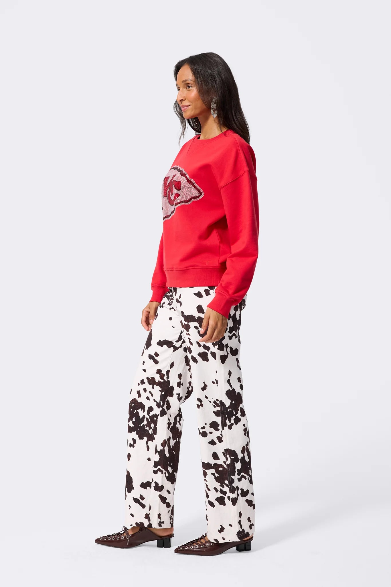 Chief’s Red Gems Crewneck