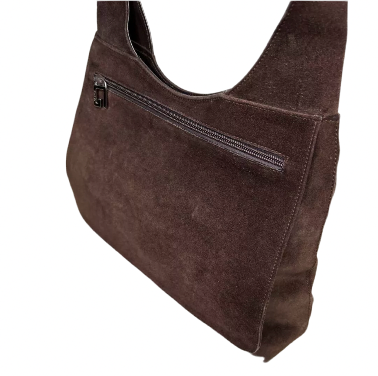 Gucci Tom Ford Era Suede Shoulder Bag