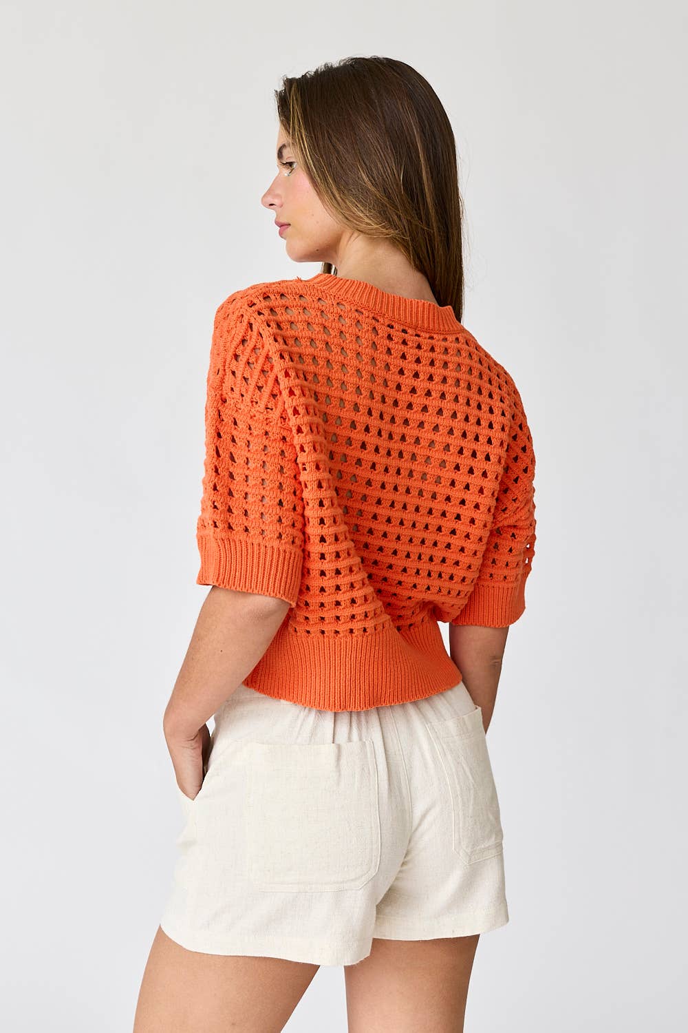 Alina Cropped Crochet Top
