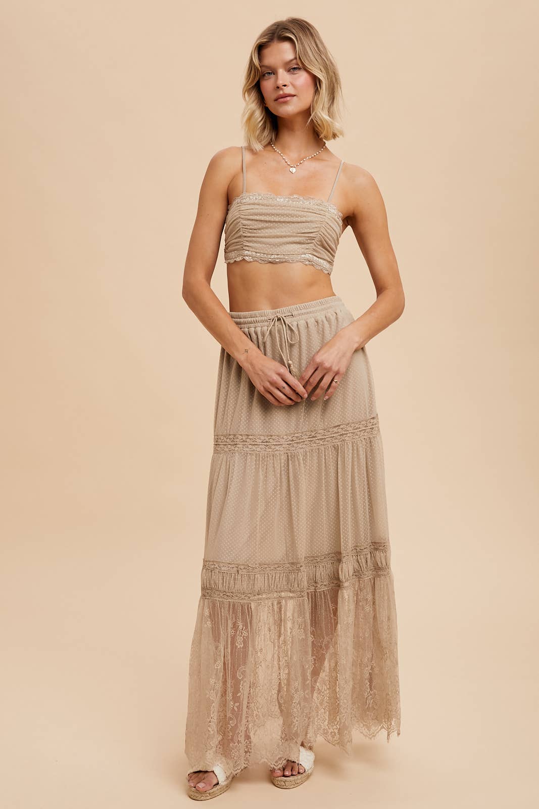 In Loom - SKIRT AND CROP TUBE SET
