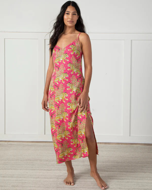 Bagheera - Satin Chic to Sleep Nightie - Print Fresh