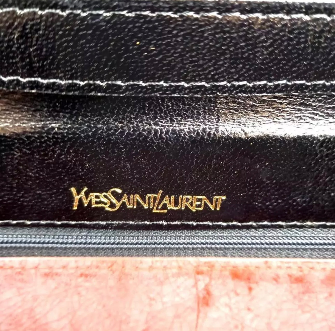 Yves Saint Laurent YSL Black Leather Shoulder Bag