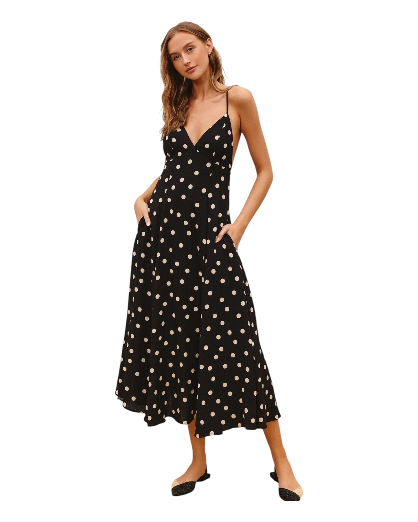 The Daisy Dot Midi Dress