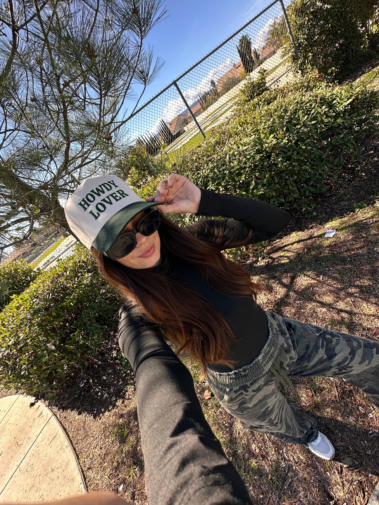 Howdy Lover Canvas Hat - Electric Label