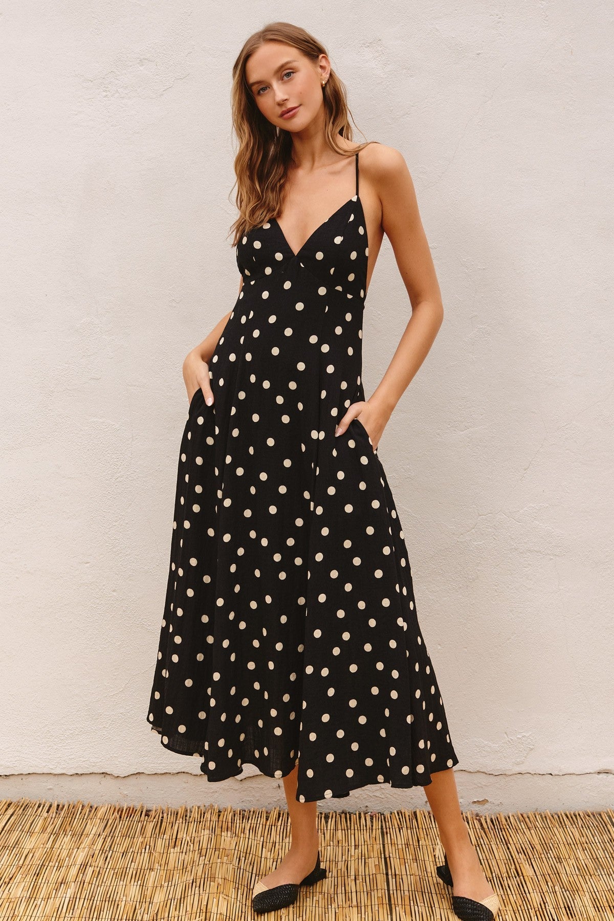 The Daisy Dot Midi Dress