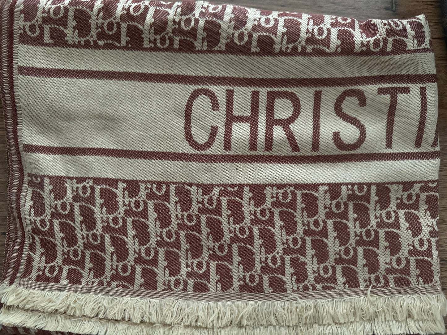 Christian Dior Tan scarf