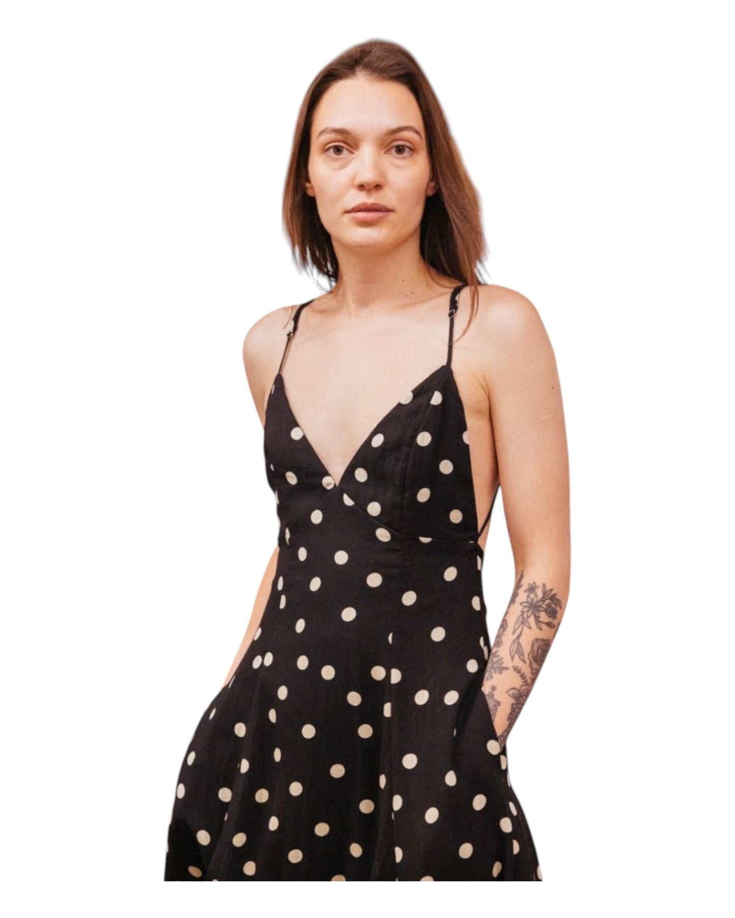 The Daisy Dot Midi Dress