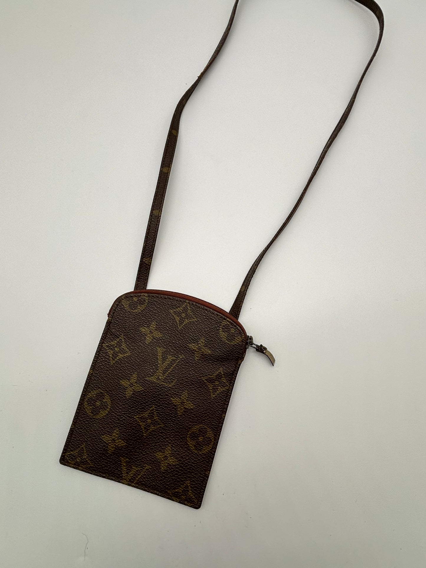 Louis Vuitton Monogram Canvas Phone Pouch Crossbody