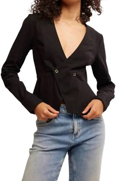 City Life Linen-Blend Blouse - Free People