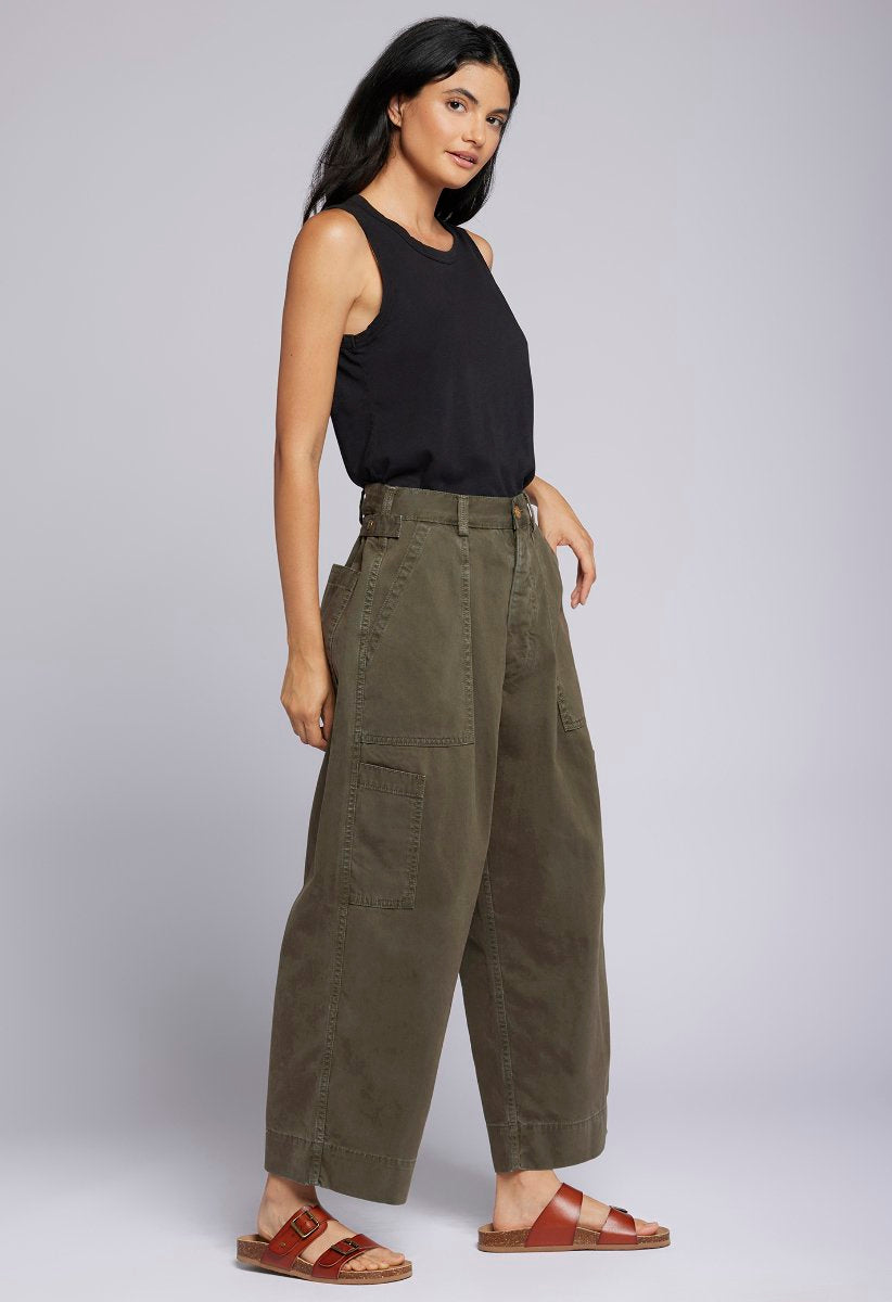 The Spectrum Basil Wide Leg Pant - Current/Elliot