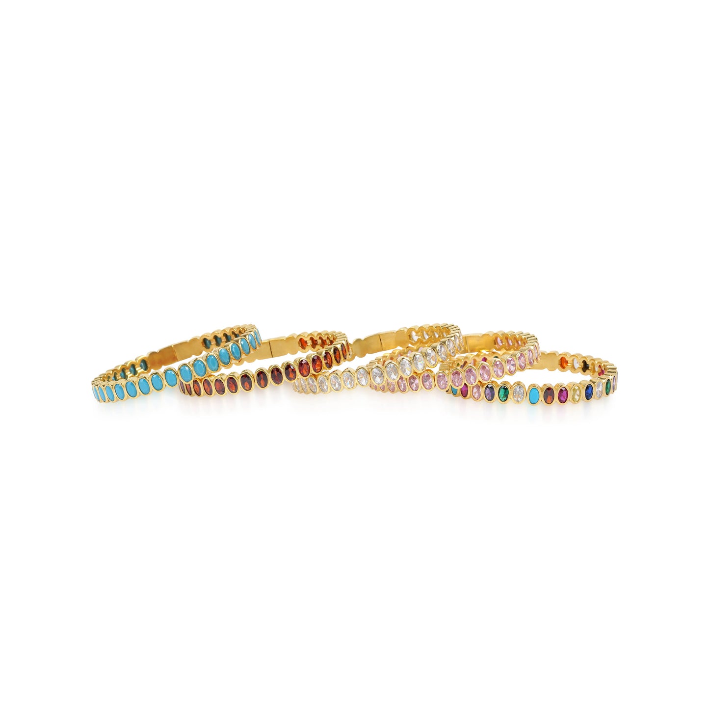 Chakarr Jewelry - CORE | JEWELED TENNIS BANGLE