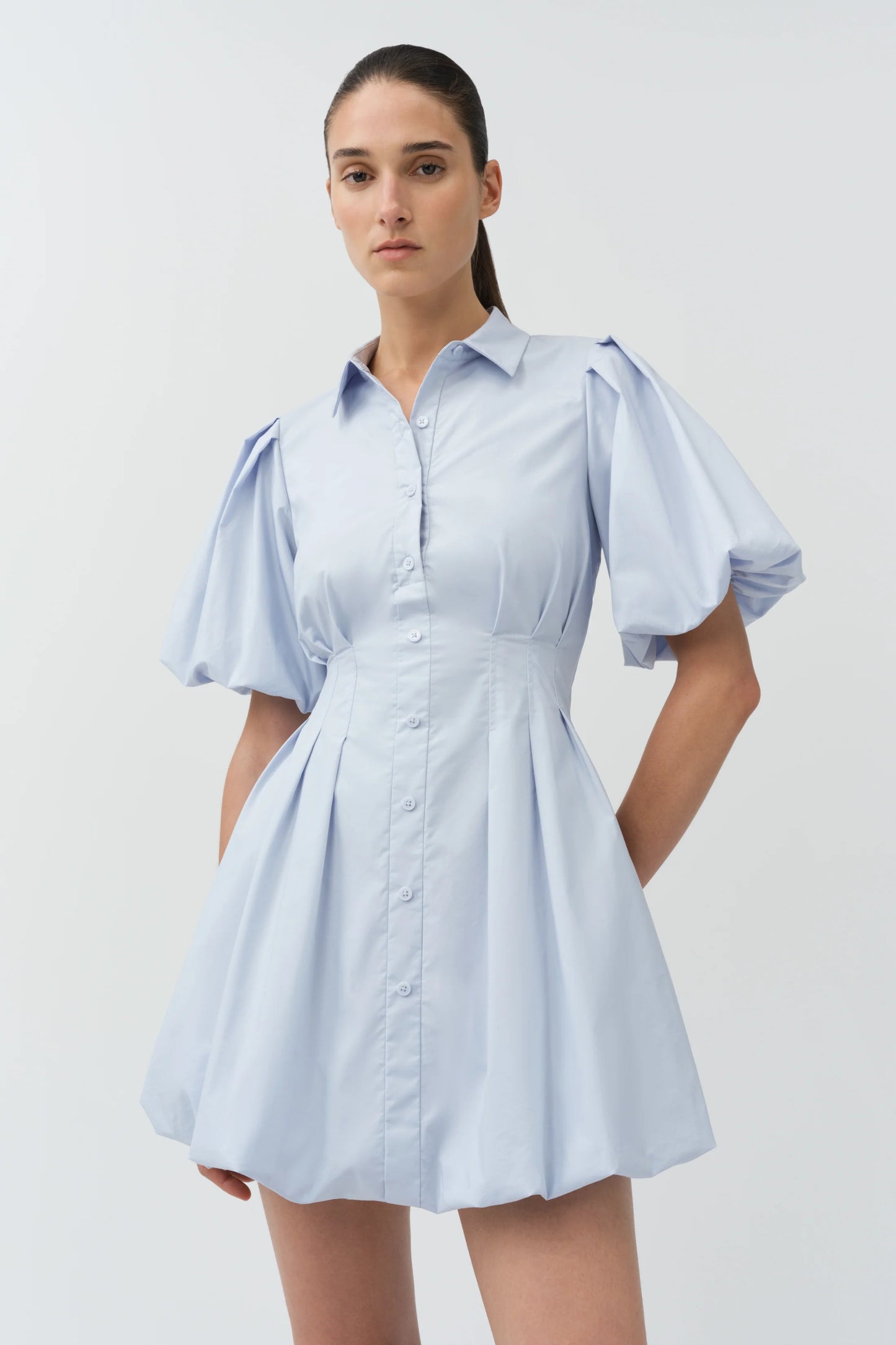 CLEO BALLOON
PINTUCK MINI
DRESS