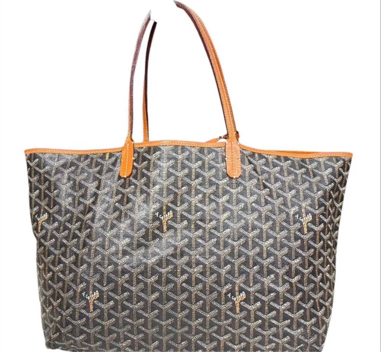 GOYARD Goyardine Saint Louis PM Black & Tan