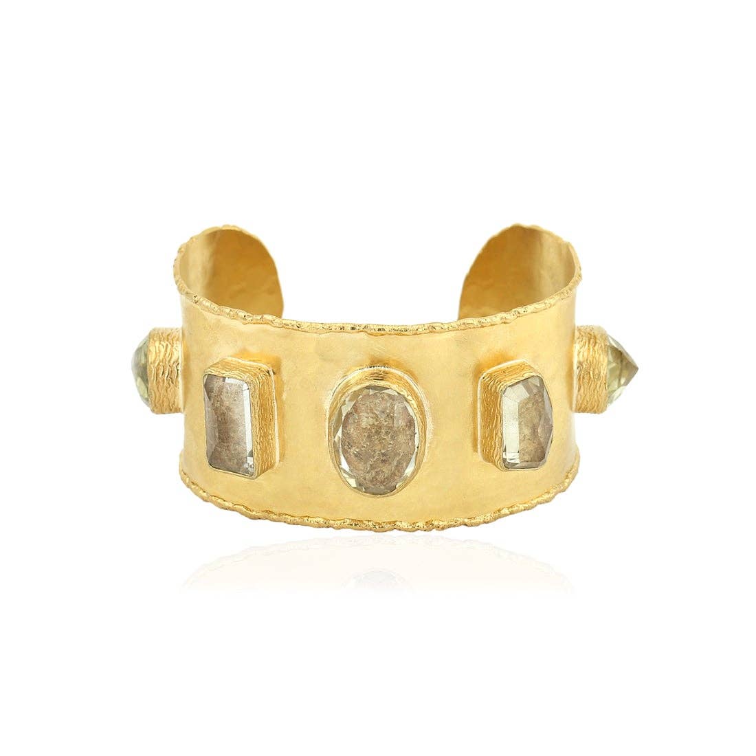 Chakarr Jewelry - 5-STONE WIDE CUFF