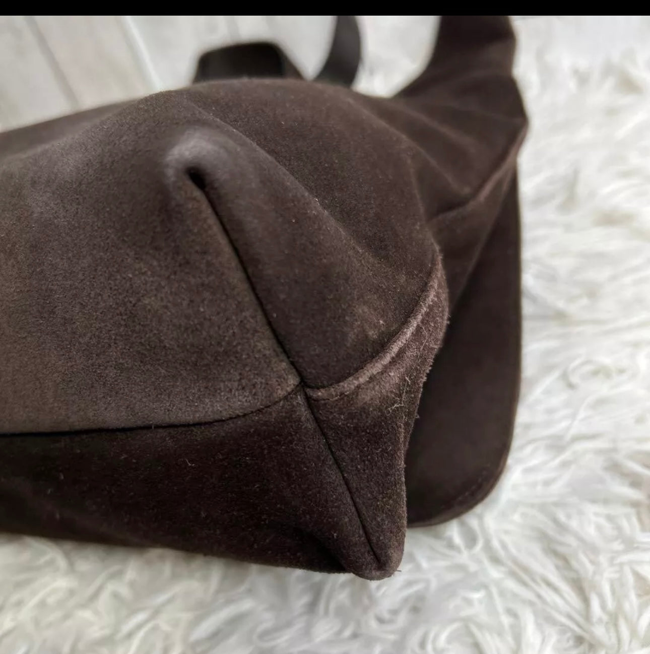 Gucci Tom Ford Era Suede Shoulder Bag
