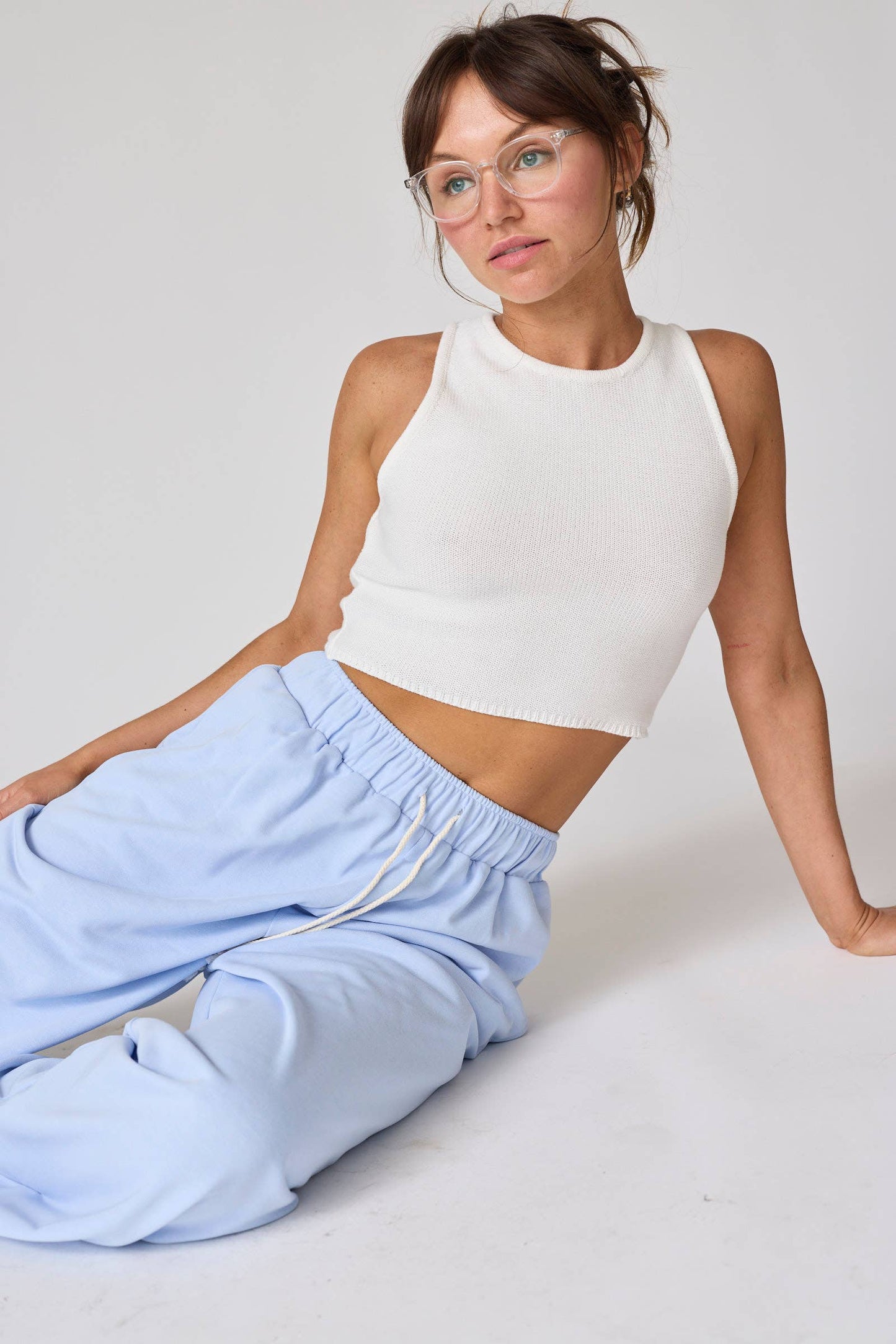 Cora Wide- Leg Sweat Pants