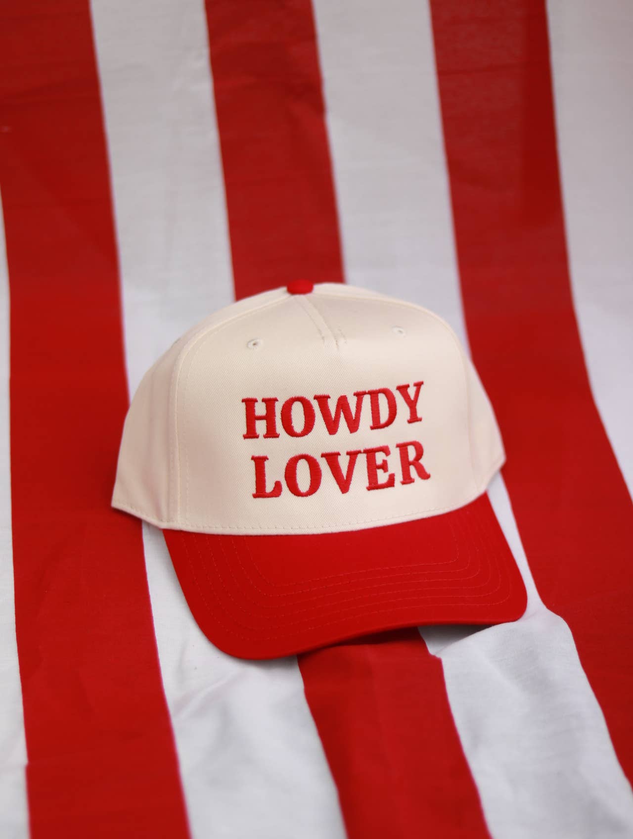 Howdy Lover Canvas Hat - Electric Label
