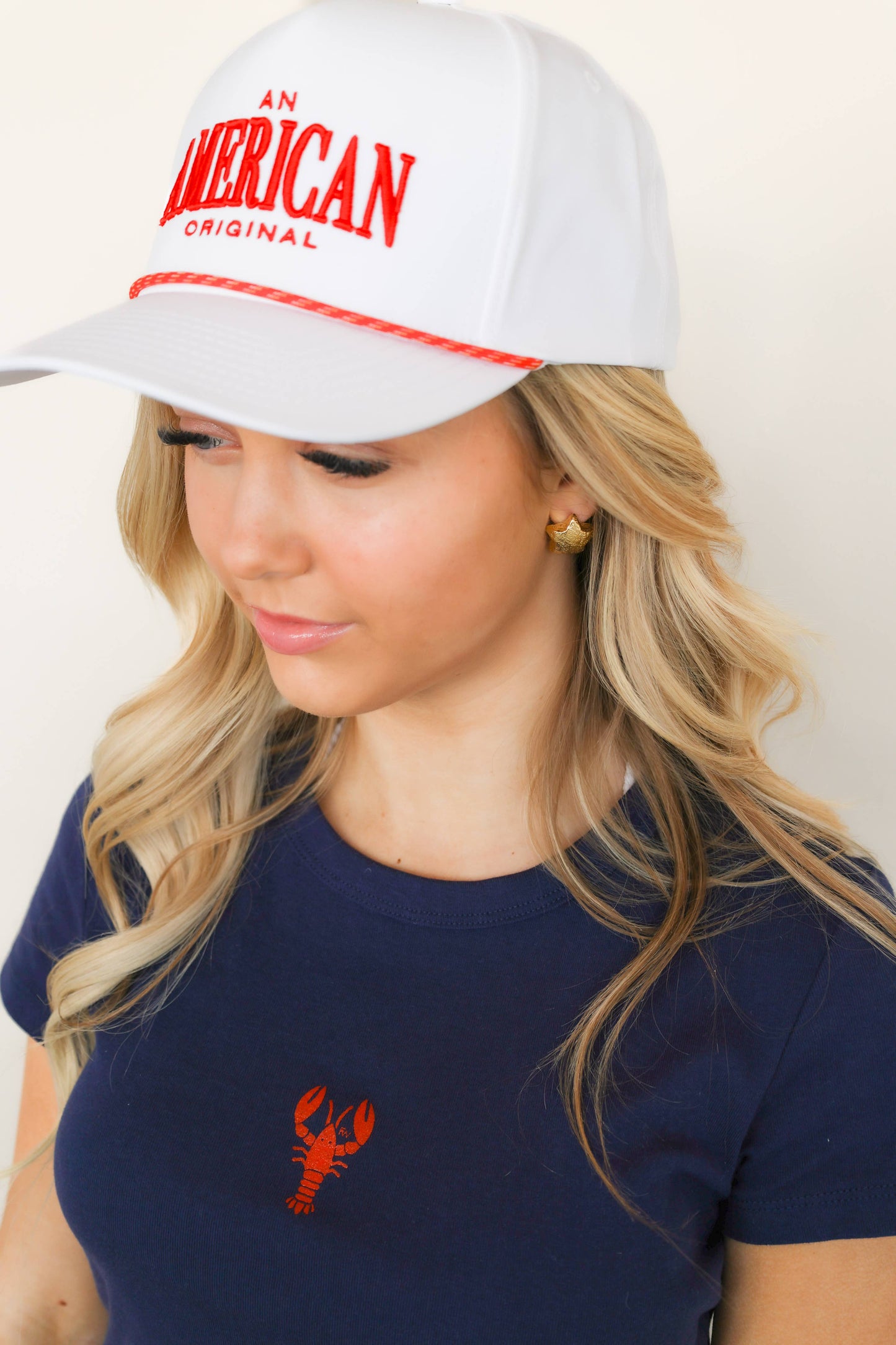 Freshwater Curated Goods - Lobster Baby Tee | Navy