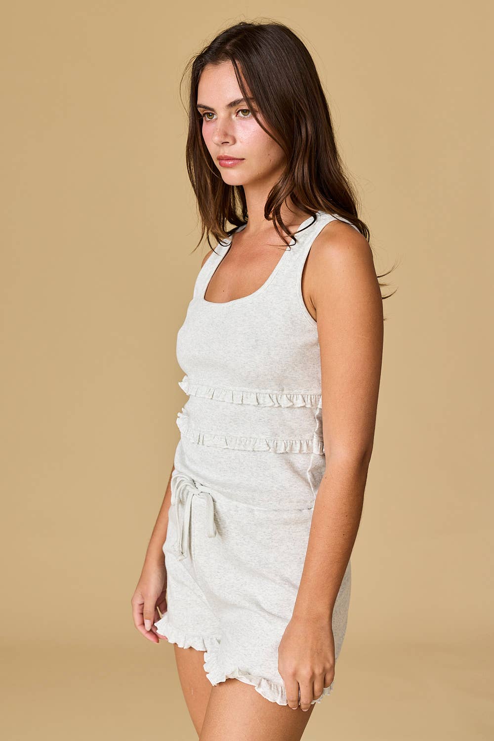 Sarah Ruffle Knit Set
