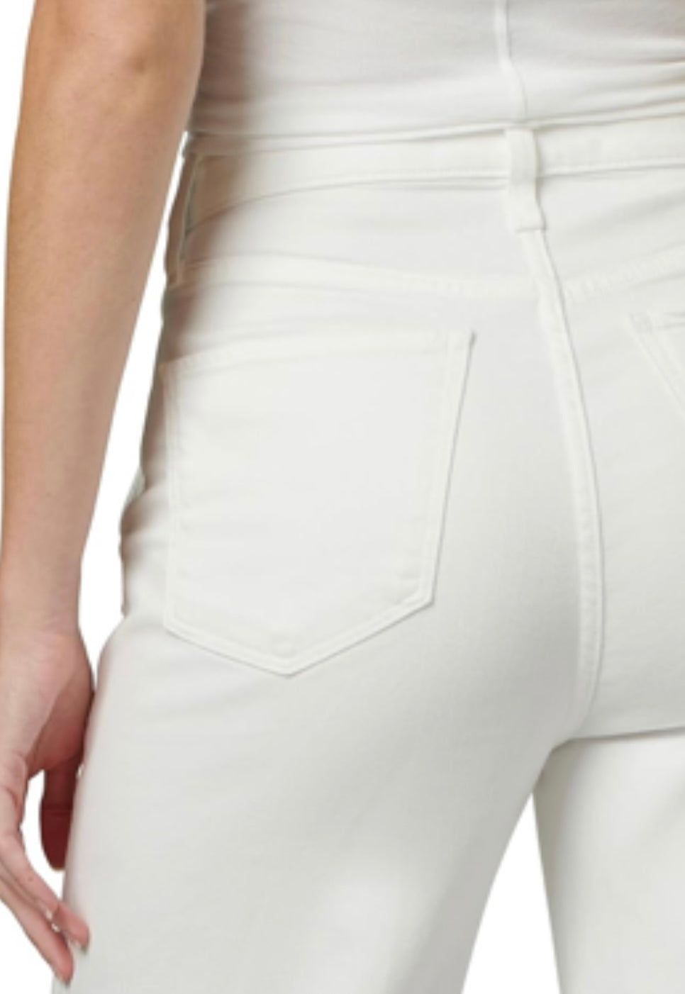 The Trixie High-Rise Wide Leg Optic White Denim Trouser - Joe’s