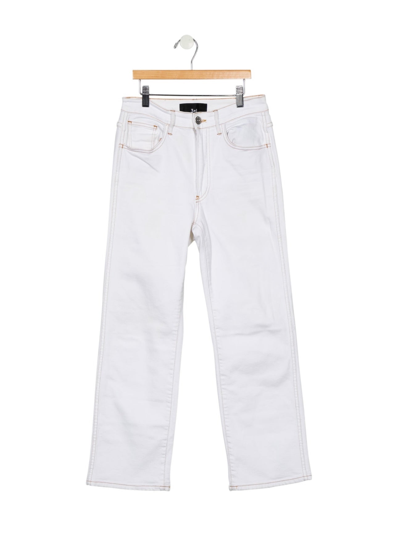 3X1 Mid-Rise Straight Leg Jeans